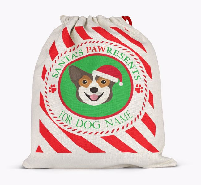 Santa Sack 'Pawresents' - Personalized for Your {breedFullName}